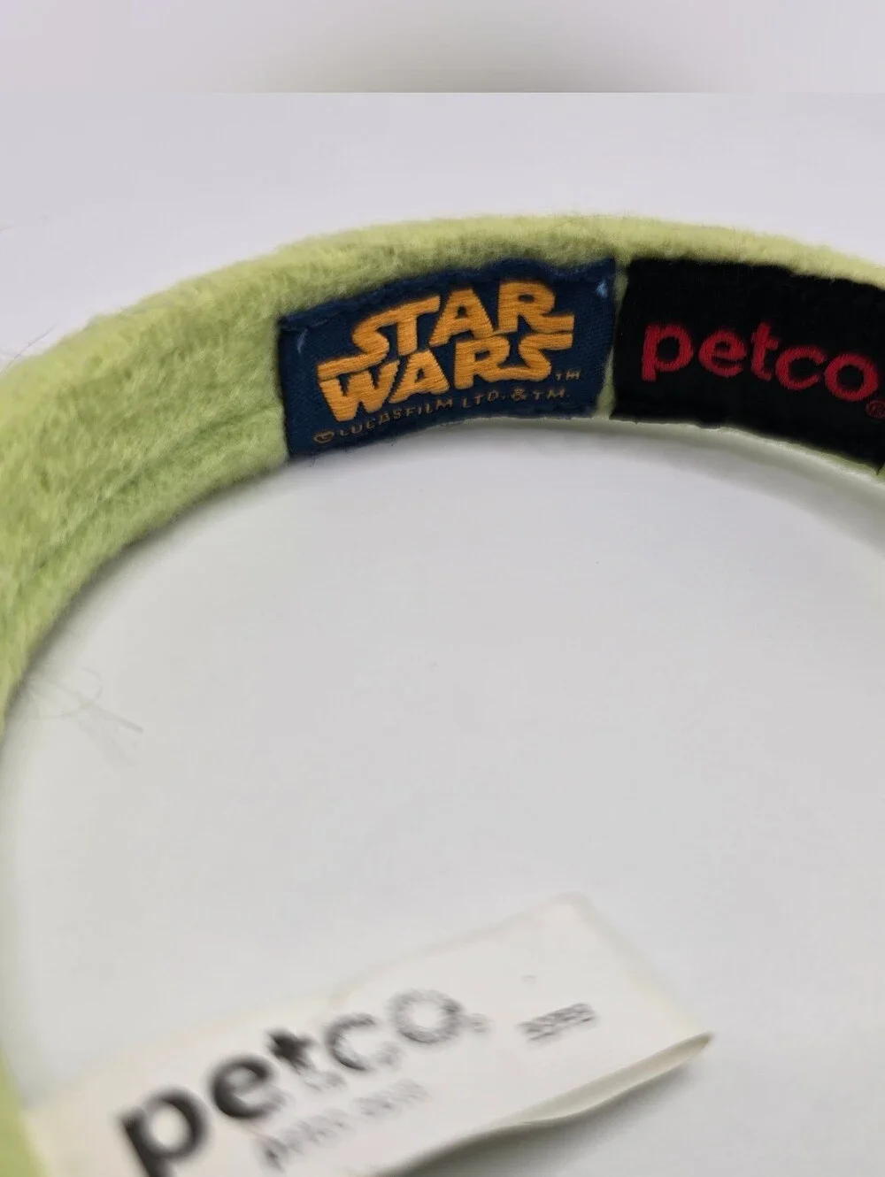 Star Wars Yoda Dog Ears S/M Fuzzy - Adjustable Headband Costume Halloween Petco